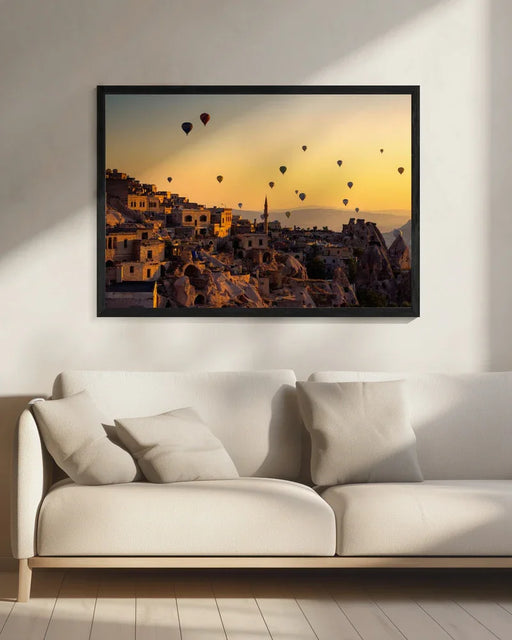 Sunrise over Cappadocia Framed Art Yavuz Pancareken | Home or Office Art
