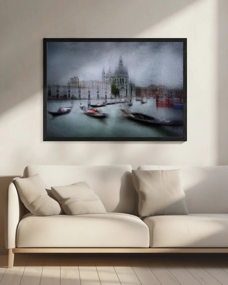 It was raining in Venice Framed Art Fran Osuna | Home or Office Art