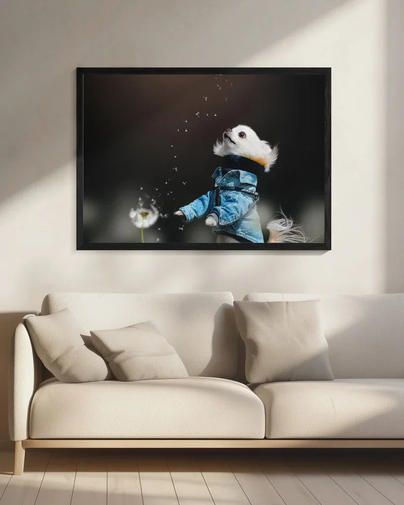 Fluffy Framed Art Lienjp | Home or Office Art