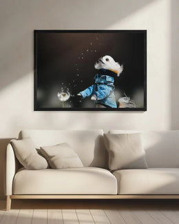 Fluffy Framed Art Lienjp | Home or Office Art