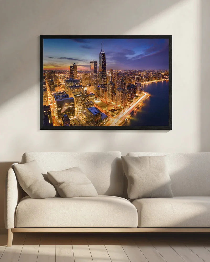 Chicago! Chicago! Framed Art Michael Zheng | Home or Office Art