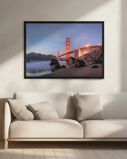 SUNSET BAY Framed Art fegari | Home or Office Art