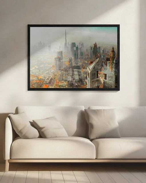 Twin Tower Framed Art Dubai Framed Art Carmine Chiriacò | Home or Office Art