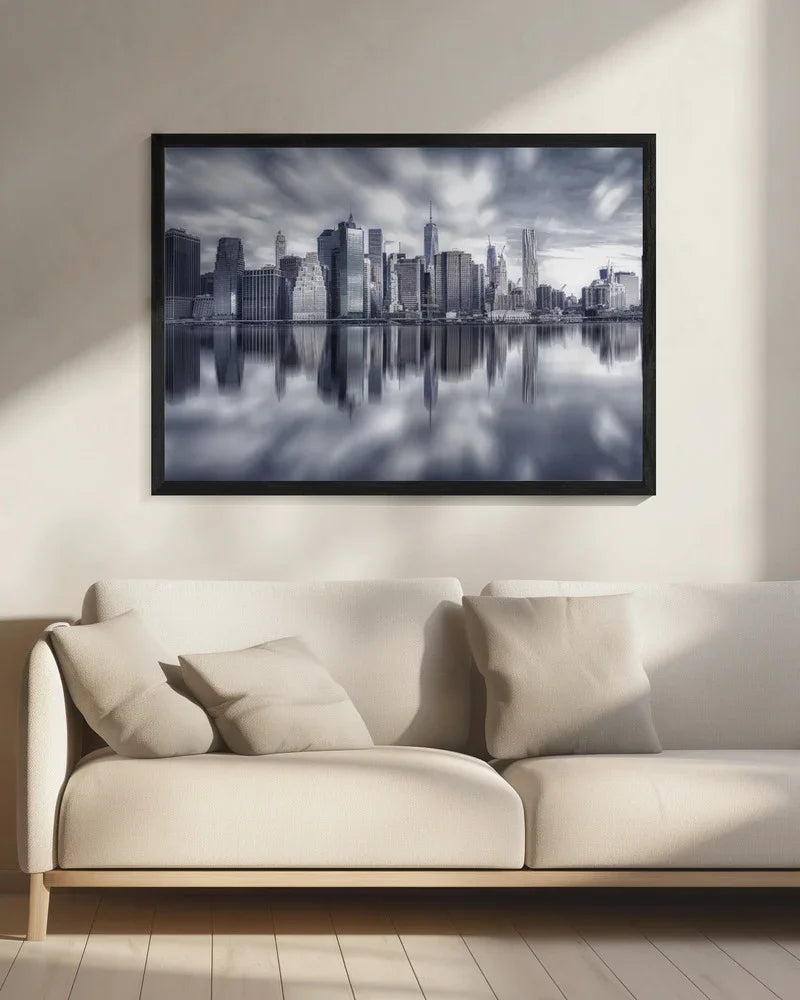 Manhattan Reflection Framed Art Michael Zheng | Home or Office Art