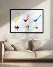 Cocktails and Fruit - Ulrike Leinemann Framed Art | Home or Office Art