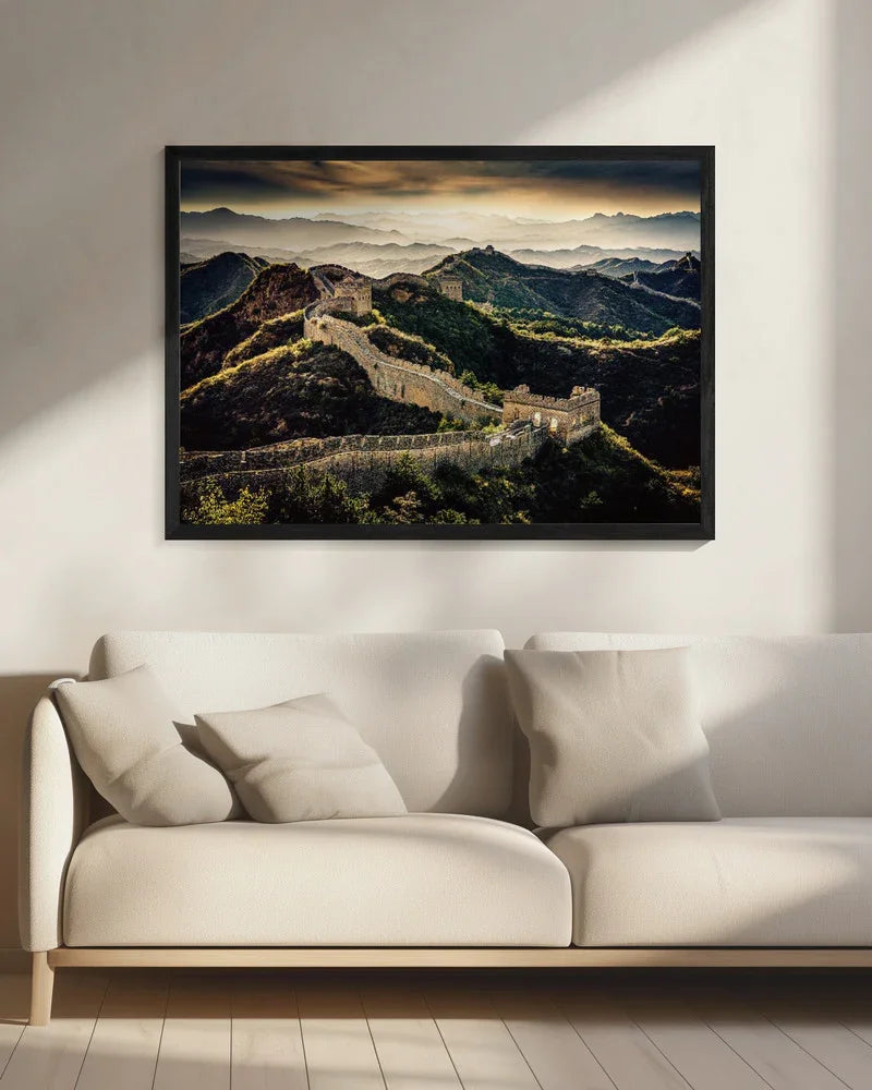 Chinese Wall Framed Art Dieter Reichelt | Home or Office Art
