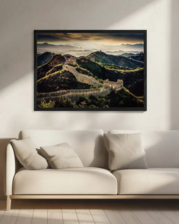 Chinese Wall Framed Art Dieter Reichelt | Home or Office Art