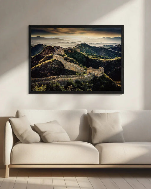 Chinese Wall Framed Art Dieter Reichelt | Home or Office Art