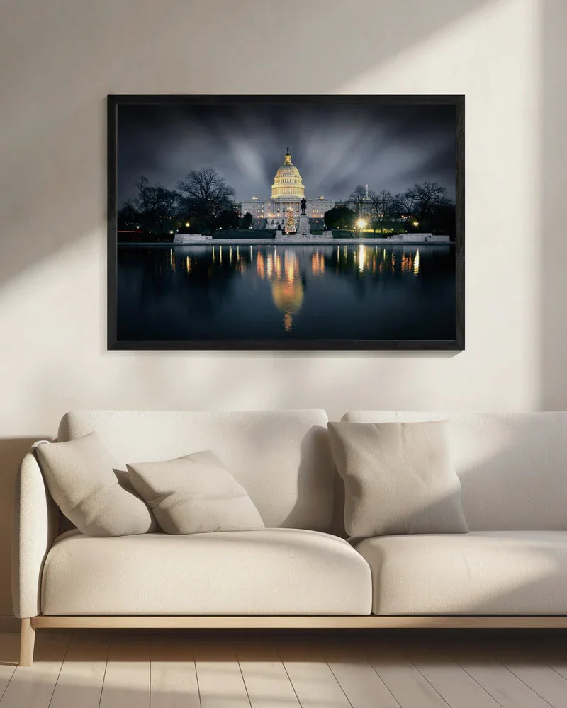 Captitol Hill Framed Art Ivy Deng | Home or Office Art