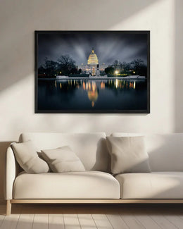Captitol Hill Framed Art Ivy Deng | Home or Office Art