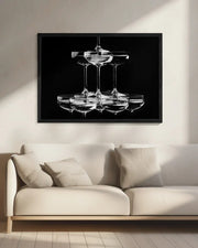 Champagne tower_10 - Pictufy Studio III Framed Art | Home or Office Art