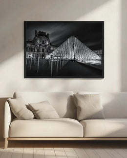 Louvre at Night Framed Art Catherine Wang | Home or Office Art