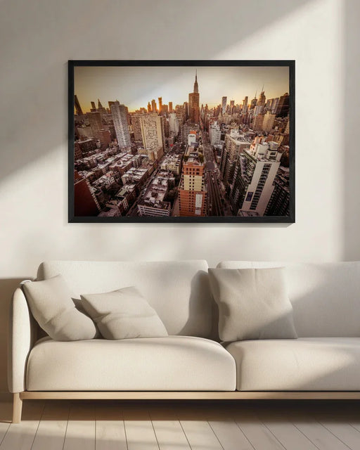 Midtown East Wide Angle Framed Art Christopher R. Veizaga | Home or Office Art