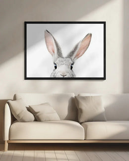 Peeking Bunny Framed Art Kathrin Pienaar | Home or Office Art