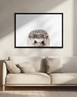 Peeking Hedgehog Framed Art Kathrin Pienaar | Home or Office Art