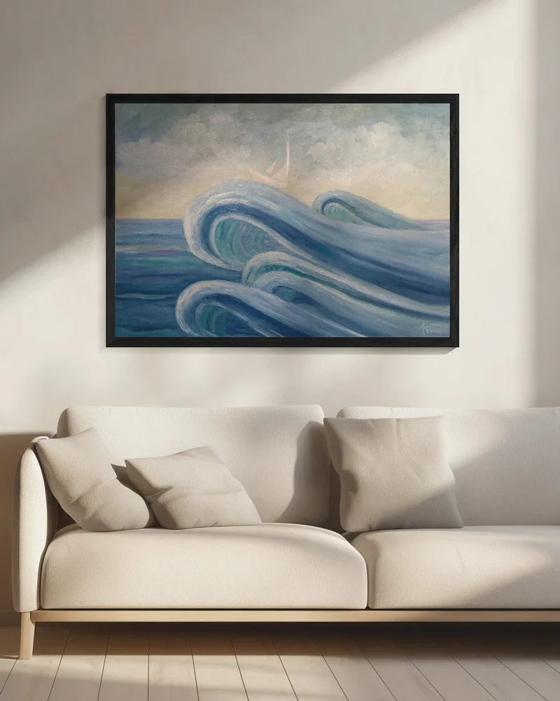 Crowning the Waves - Angeles M. Pomata Framed Art | Home or Office Art