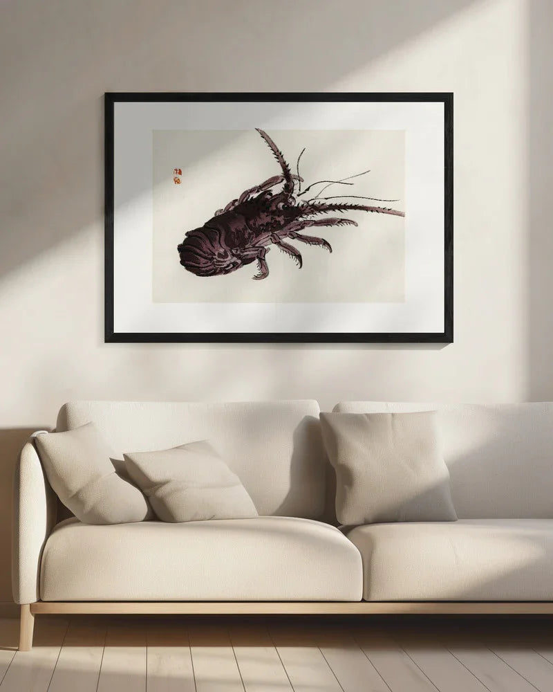 Crayfish - Kono Bairei Framed Art | Home or Office Art