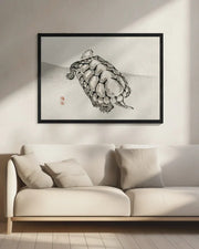 Turtle - Kono Bairei Framed Art | Home or Office Art