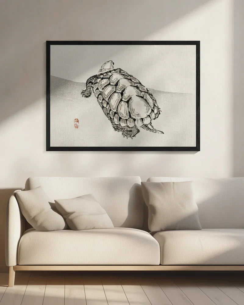 Turtle - Kono Bairei Framed Art | Home or Office Art