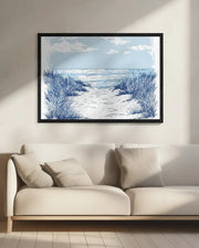 Beach Walk - Jolly and Dash Framed Art | Home or Office Art