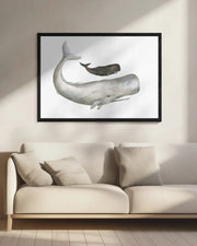 Gentle Ocean Giants - Isabelle Brent Framed Art | Home or Office Art