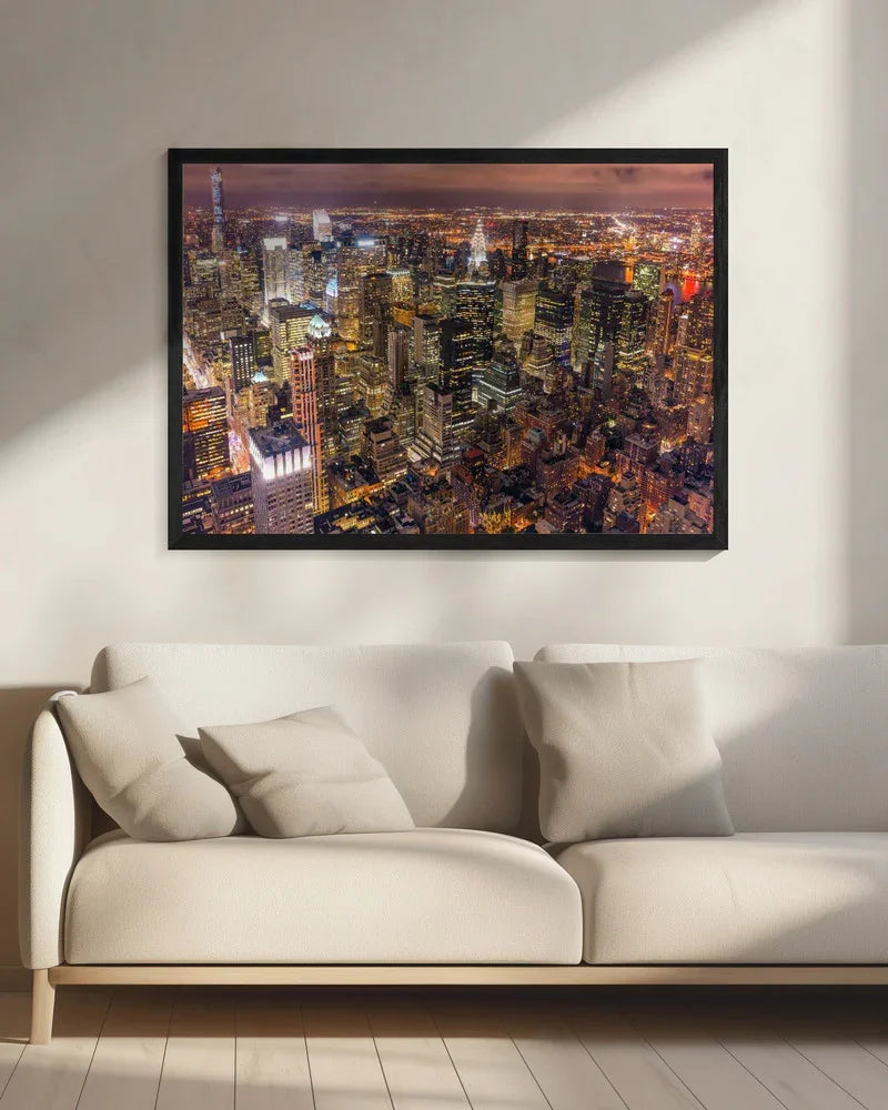 Night Life - Milton Mpounas Framed Art | Home or Office Art