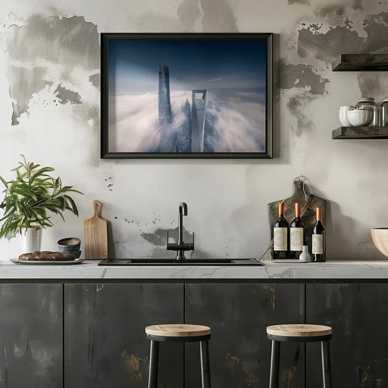 Shanghai Tower - Vview Chen Framed Art | Home or Office Art