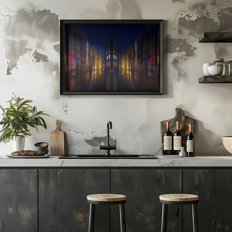 our house in the middle of the street - Stefan Kierek Framed Art | Home or Office Art