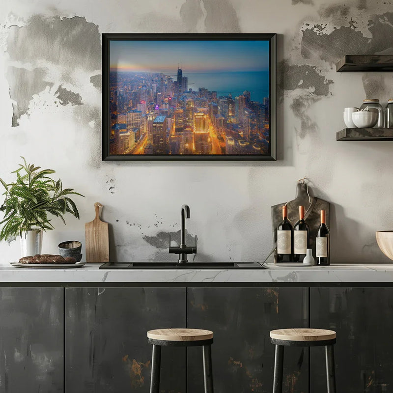 The Magnificent Mile - Michael Zheng Framed Art | Home or Office Art