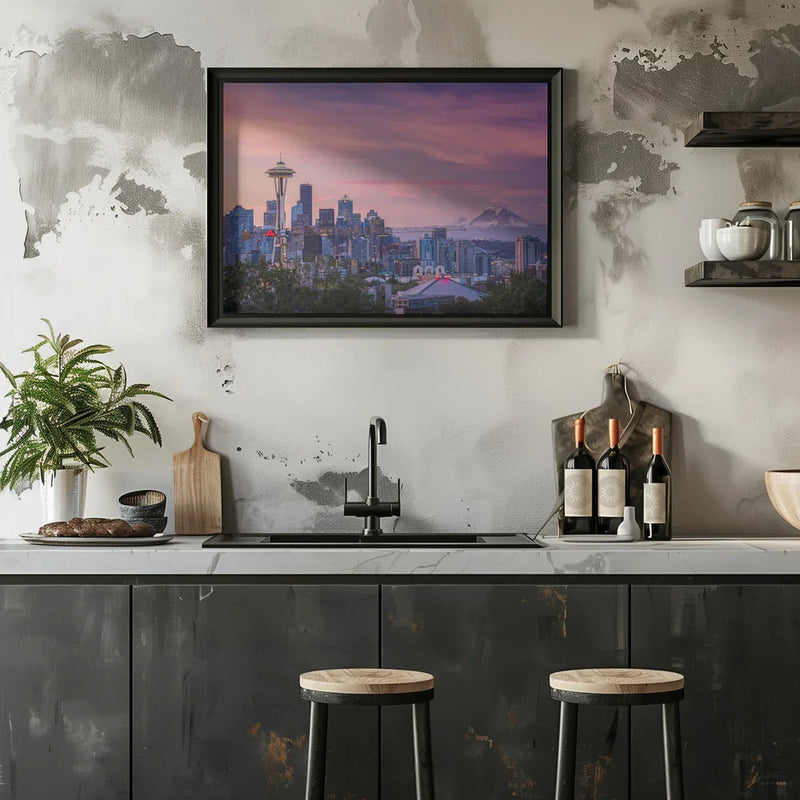 Good Morning, Seattle! - Michael Zheng Framed Art | Home or Office Art