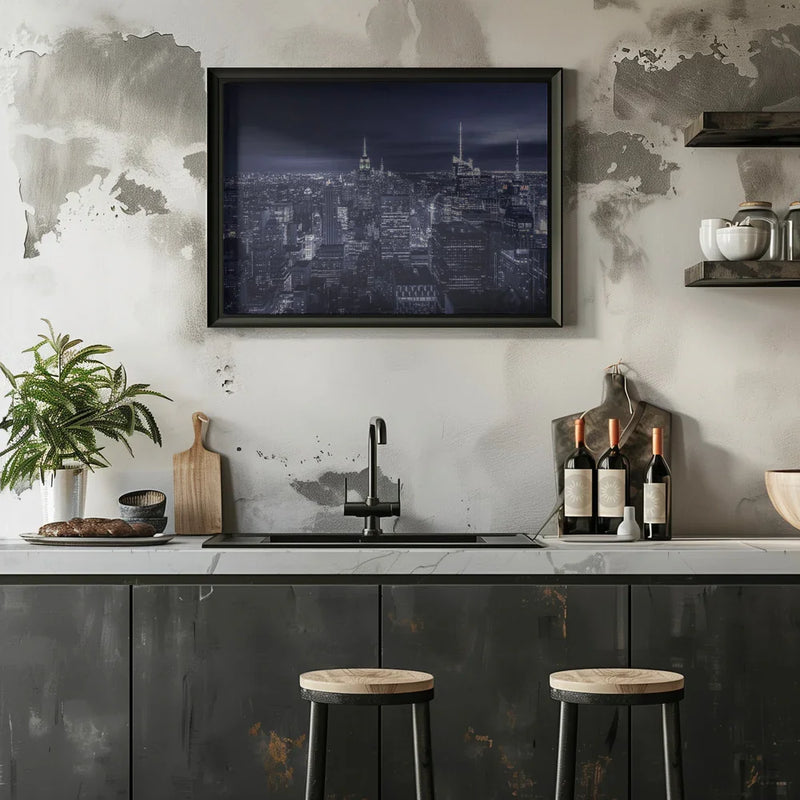 Blue city Framed Art Jorge Ruiz Dueso | Home or Office Art