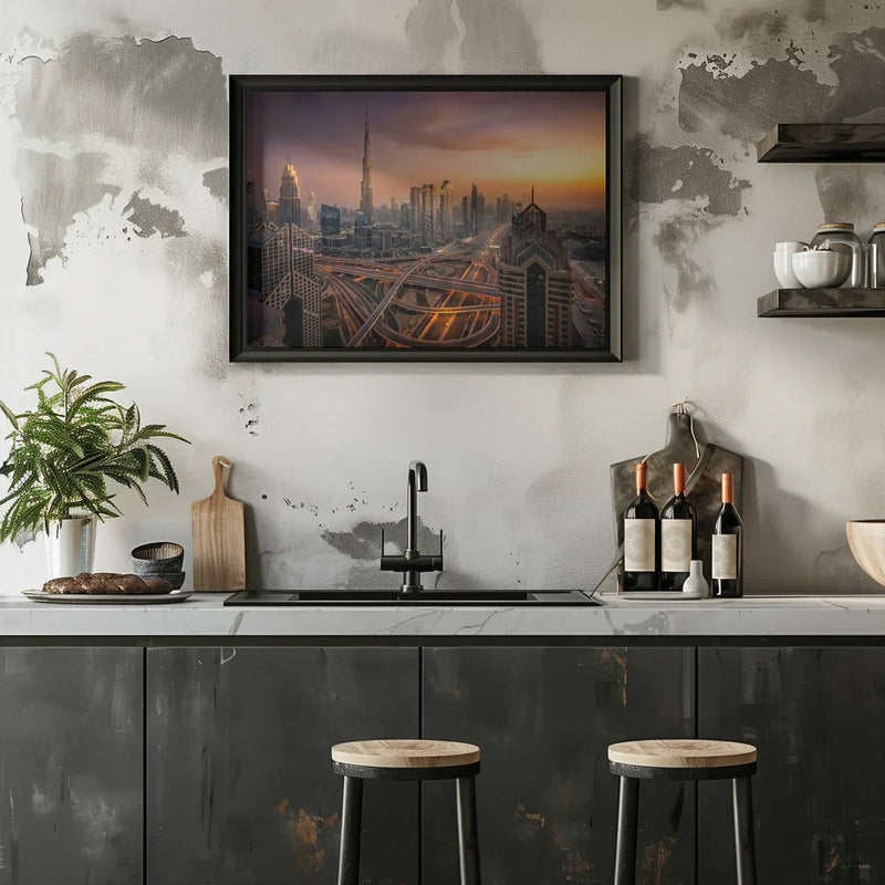 City of Giants Framed Art Álvaro Pérez &amp Jose M. Pérez. Brothers | Home or Office Art