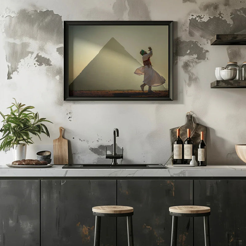 The Prayer of Light Framed Art Ali Khataw | Home or Office Art