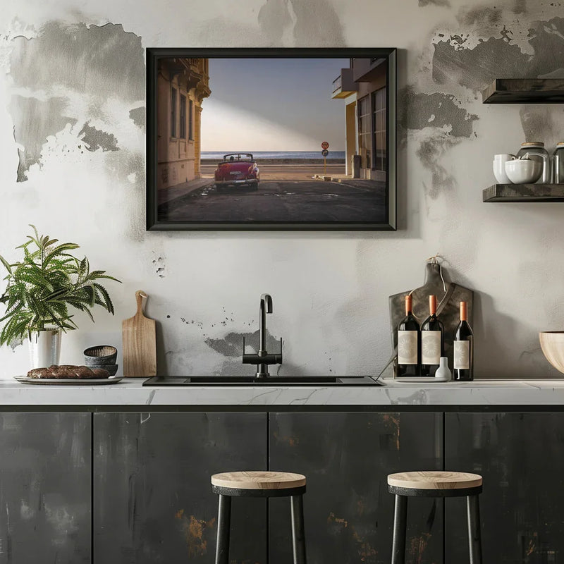 Watching the sun set Framed Art Havana Framed Art John Deakin | Home or Office Art