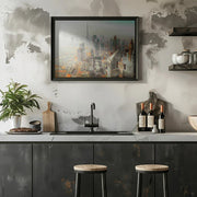 Twin Tower Framed Art Dubai Framed Art Carmine Chiriacò | Home or Office Art