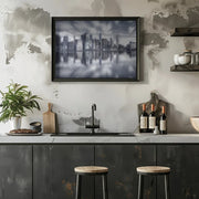 Manhattan Reflection Framed Art Michael Zheng | Home or Office Art