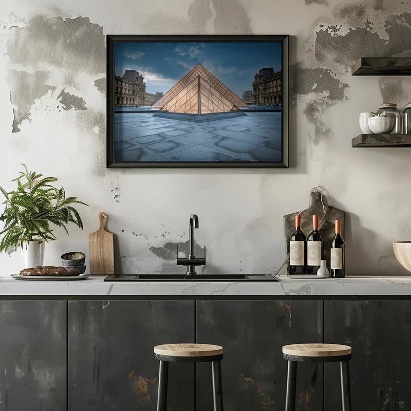 Triangle of light Framed Art Amir Ehrlich | Home or Office Art
