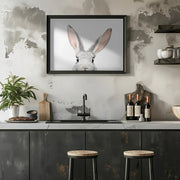 Peeking Bunny Framed Art Kathrin Pienaar | Home or Office Art
