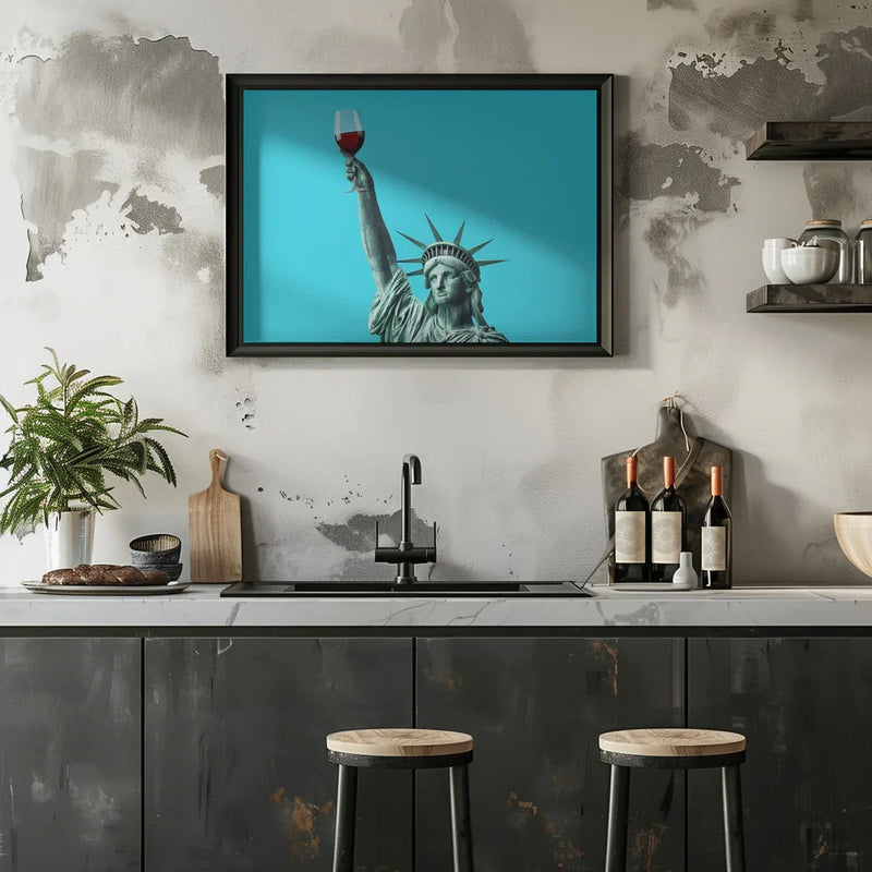 Liberty of Drinking - Artem Pozdniakov Framed Art | Home or Office Art