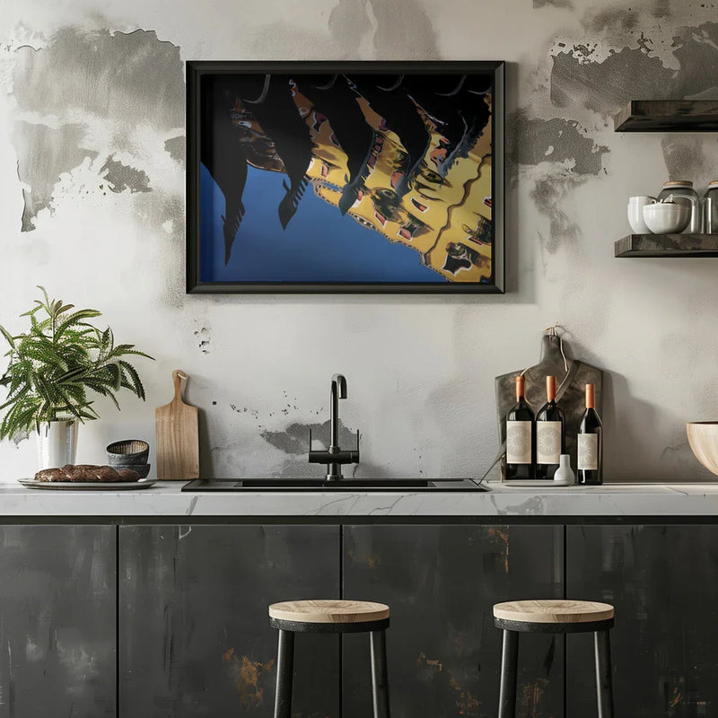 Venice - Gondole - Reflex - Fabrizio Vendramin Framed Art | Home or Office Art