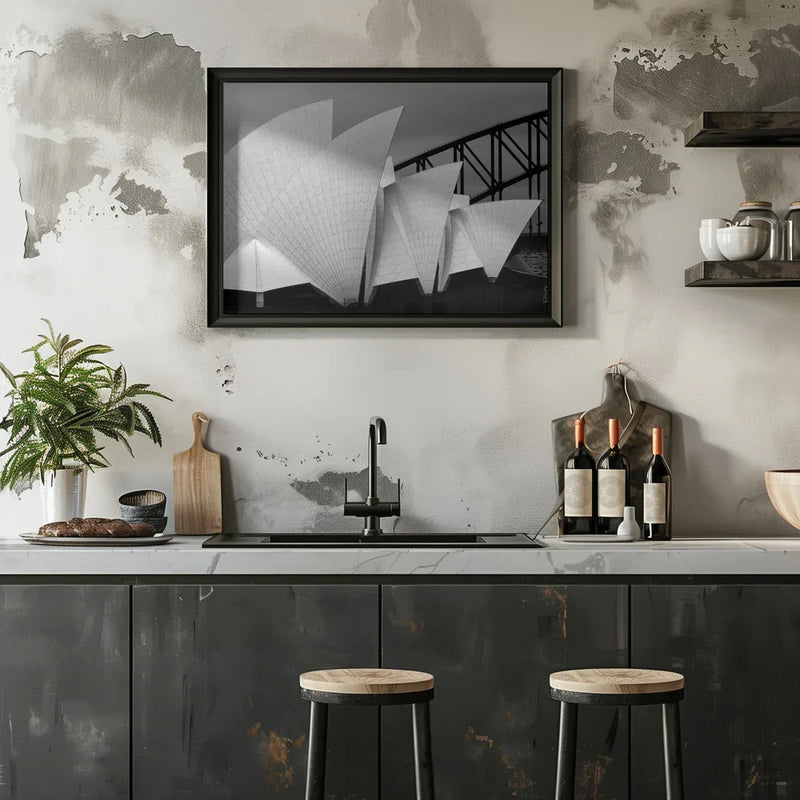 Opera house Sydney - Alida van Zaane Framed Art | Home or Office Art