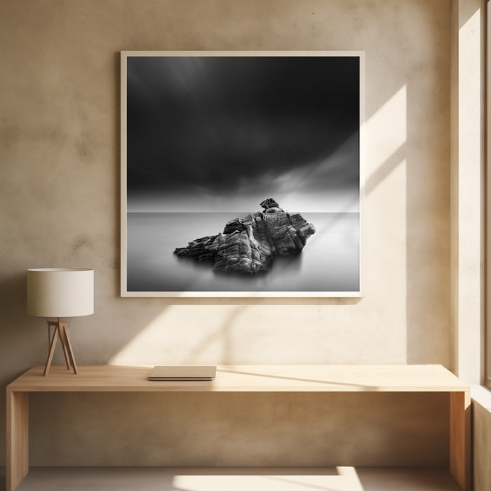 Heart of Rock Square Poster Art Print by George Digalakis