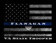 Police officer Gift Blue Line Sign Custom retirement Gift