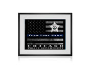 Retirement Police officer Gift Thin Blue line Flag