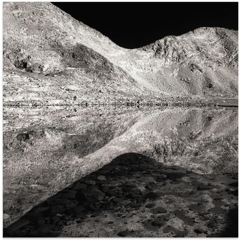 Reflection Below the Pass by James K. Papp Square Canvas Print Art for Modern Home Decor. Decorate your office or living room with canvas artwork