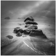 Mysterious stones ... by Joanna Maciszka Square Canvas Print Art for Modern Home Decor. Decorate your office or living room with canvas artwork