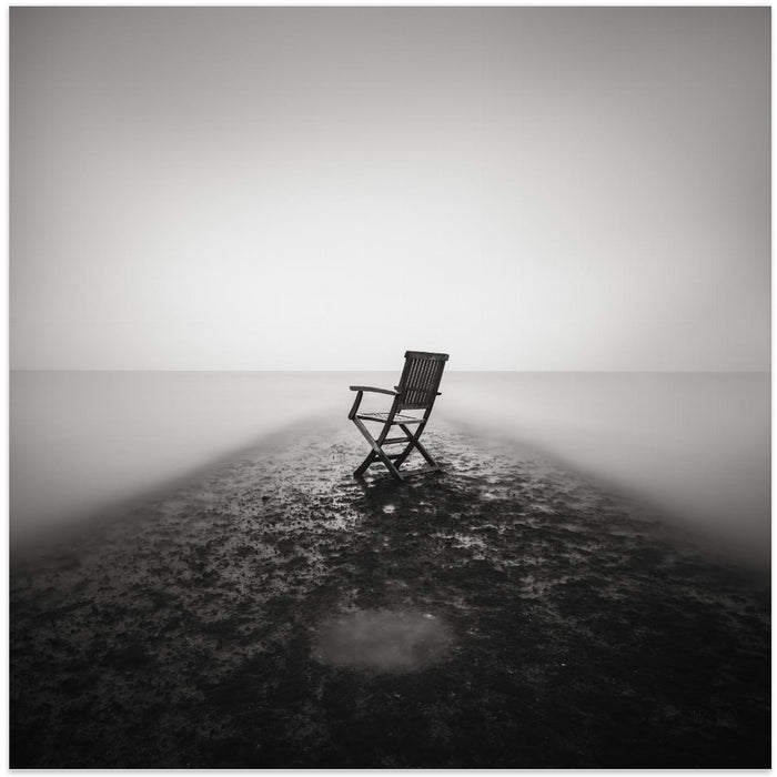 Sit down and relax Square Poster Art Print by Christophe Staelens