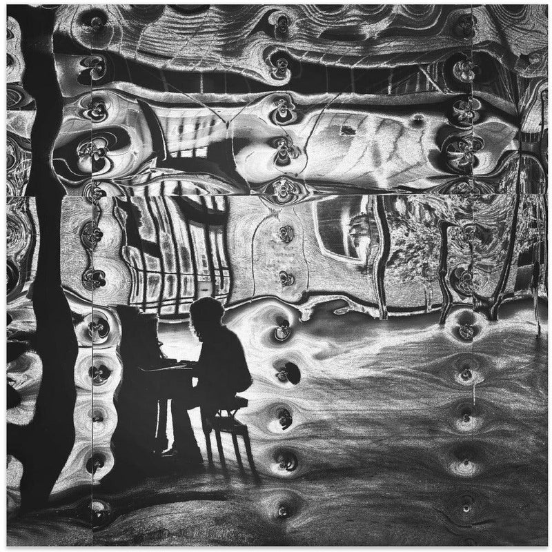 Piano player by Wilma Wijers Smeets Square Canvas Print Art for Modern Home Decor. Decorate your office or living room with canvas artwork