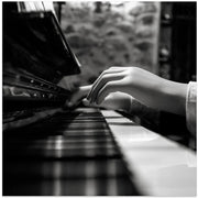 More music please by Marco Antonio Cobo Square Canvas Print Art for Modern Home Decor. Decorate your office or living room with canvas artwork