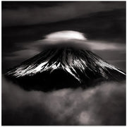 The last Fujiyama in Heisei by Masayuki Nozaki Square Canvas Print Art for Modern Home Decor. Decorate your office or living room with canvas artwork